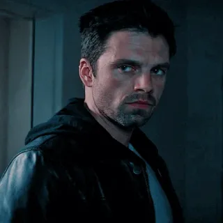 🍓 Bucky Barnes Bucky Barnes, Soldat de l'Hiver, Marvel, Sebastian Stan, super-héros, personnage telegram sticker