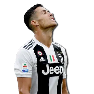 😤 Cristiano Ronaldo voetbal, voetballer, atleet, speler, Juventus telegram sticker
