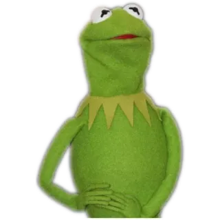 🙂 Kermit Kermit de Kikker, Muppets, kikker, groen, pop, personage telegram sticker