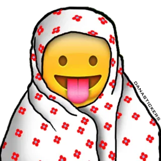 😛 Emoji, Dekken, Tong, Dwaas telegram sticker