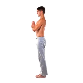😄 yoga, meditation, fitness, wellness, man, namaste telegram sticker