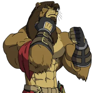 🥊 lion, martial arts, warrior, animal, fighting, combat whatsapp sticker