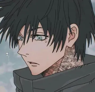 🙂 Anime, Tattoo, Manga, Charakter telegram sticker