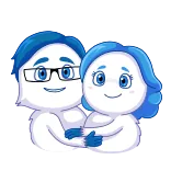 ๐ฉโโค๏ธโ๐จ telegram sticker
