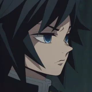 🌊 Giyu Tomioka Demon Slayer Аниме, Клинок, рассекающий демонов, Гию Томиока, Томиока, Персонаж, Манга telegram sticker