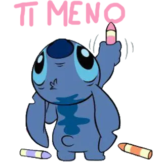 🐨 Stitch TI MENO? Stitch, Disney, cartoon, cute, colorful telegram sticker