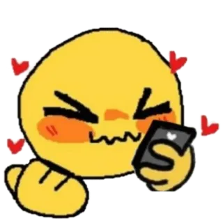 🥰 Эмодзи, Любовь, Милый, Выражение, Телефон, Сердечки telegram sticker