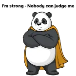 Qwertycoin Panda @qwertycoin telegram stickers
