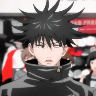 🐺 Megumi Fushiguro Jujutsu Kaisen Anime, Megumi Fushiguro, Jujutsu Kaisen, Manga, Charakter whatsapp sticker