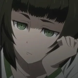 ⚙️ Makise Kurisu Steins;Gate Anime, Garota, Makise Kurisu, Steins Gate whatsapp sticker