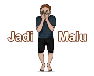 Cowo Canggung : Kocak @bistic whatsapp stickers