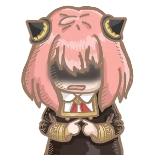 ☕ Anya Forger Spy × Family anime, manga, spy x family, anya, forger, imut telegram sticker