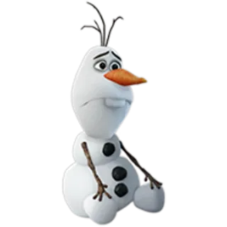 ⛄ Olaf Frozen Olaf, Frozen, snowman, Disney, character, cartoon telegram sticker