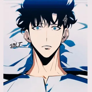 🧬 JOLT anime, manga, character, jolted telegram sticker
