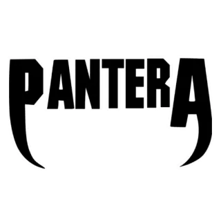 🤘 PANTERA banda, música, metal, logotipo telegram sticker