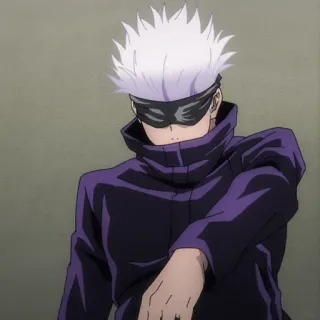 🤍 Satoru Gojo Jujutsu Kaisen anime, gojo, satoru, jujutsu kaisen, sorcerer telegram sticker