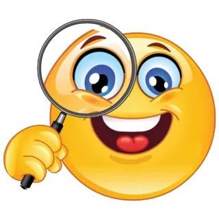 🔍 Emoji, Lupe, Suche, Ermittlung, Smiley telegram sticker