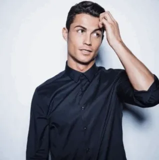 🖤 Cristiano Ronaldo 足球, 运动员, 名人, CR7 telegram sticker