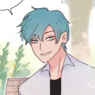 💌 Anime, Kreskówka, Męski, Postać, Portret, Ilustracja telegram sticker