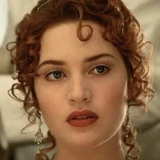 😐 Rose DeWitt Bukater Titanic kate winslet, titanic, rose, aktorka, film, portret telegram sticker