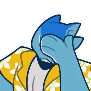 😬 Katze, Facepalm, Enttäuschung, Cartoon, Frustration, Fail, Peinlichkeit whatsapp sticker