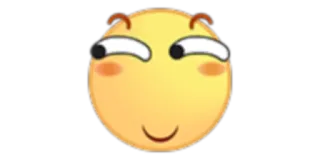 😶 emoji, character, sticker, cartoon telegram sticker