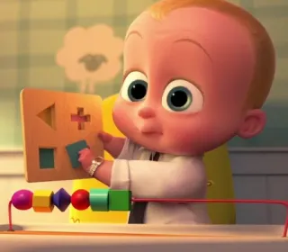 🙂 Boss Baby The Boss Baby bebê, desenho animado, criança, chefe, o poderoso chefinho, personagem, infantil telegram sticker