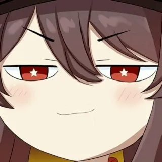 🌸 Hu Tao Genshin Impact anime, videogioco, altezzoso, Genshin Impact, Hu Tao telegram sticker