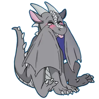 ☺️ 龙, 可爱, 卡通, 幻想 whatsapp sticker