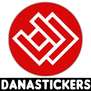 💤 DANASTICKERS logo, sticker, brand telegram sticker