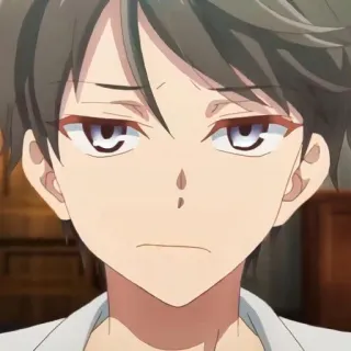 🎊 Anime, Con trai, Nghiêm túc, Chân dung telegram sticker