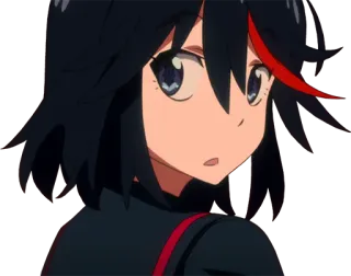 😯 Ryuko Matoi Kill la Kill Anime, Personaggio, Ragazza, Ryuko Matoi, Kill la Kill whatsapp sticker