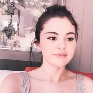 👛 Selena Gomez певица, актриса, знаменитость, женщина, портрет, Селена Гомес telegram sticker