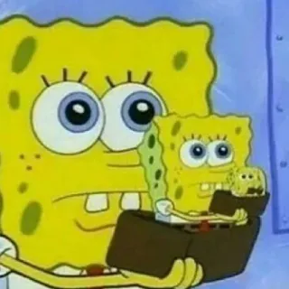 💵 Spongebob Squarepants мультфильм, Спанч Боб, Квадратные Штаны, Nickelodeon telegram sticker