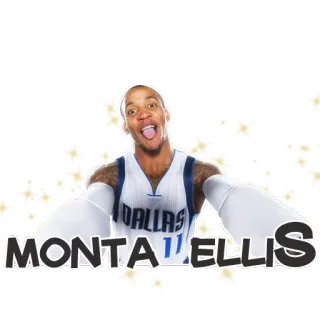 😜 Monta Ellis MONTA ELLIS NBA, Pallacanestro, Atleta, Sport, Monta Ellis telegram sticker
