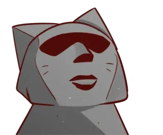 😸 แมว, แว่นกันแดด, เท่, สัตว์, สติกเกอร์ whatsapp sticker