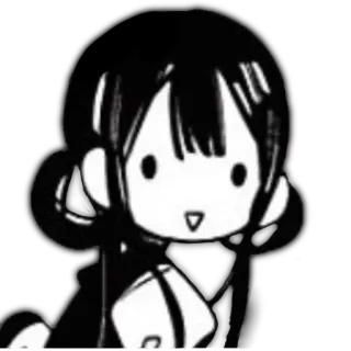😅 Anime, Mangá, Desenho animado, Fofo, Kawaii, Adesivo telegram sticker