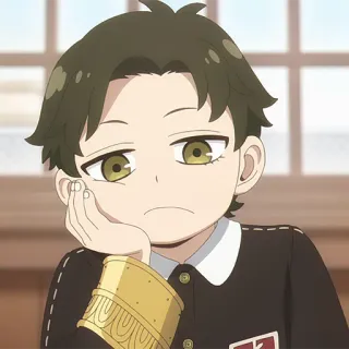 ⚜️ Damian Desmond Spy x Family Anime, Damian Desmond, Spy x Family, Cartoon telegram sticker