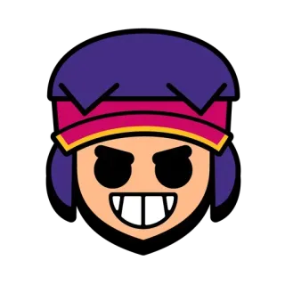 🥋 Shelly Brawl Stars video game, mobile game, character, Shelly, Brawl Stars telegram sticker