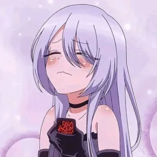 😭 Anime, Ragazza, Personaggio, Triste, Carino, Telefono telegram sticker