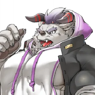 😒 Furry, Monster, Anime, Karakter telegram sticker