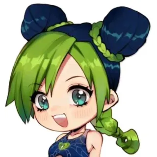😁 Jolyne Cujoh JoJo's Bizarre Adventure Anime, Manga, Jojo's Bizarre Adventure, Jolyne Cujoh, Stone Ocean, Dibujo animado, Pegatina telegram sticker