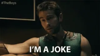 😢 The Boys I'M A JOKE the boys, a-train, joke, funny, meme, tv show whatsapp sticker