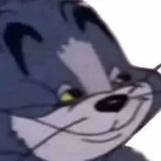 🔗 Tom Cat mèo, hoạt hình, meme, hài hước, động vật telegram sticker