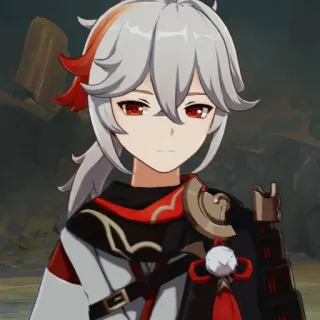 😒 Kaedehara Kazuha Genshin Impact Anime, Jeu, Genshin Impact, Kaedehara Kazuha, Personnage telegram sticker