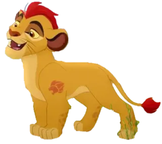 😏 Kion The Lion Guard lion, animal, dessin animé, personnage, Kion, La Garde du Roi Lion telegram sticker