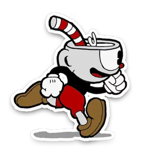 Cuphead - Don't deal with the devil whatsapp stickers