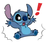 🤩 Stitch kreskówka, Stitch, Disney, postać telegram sticker