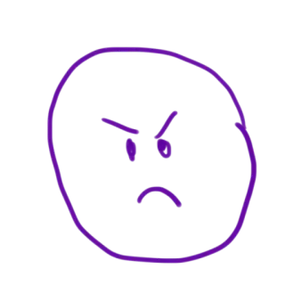 😠 zangado, rosto, desenho animado, emoji, humor, expressão whatsapp sticker