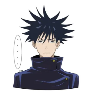 😐 Megumi Fushiguro Jujutsu Kaisen Anime, Manga, Megumi Fushiguro, Jujutsu Kaisen whatsapp sticker